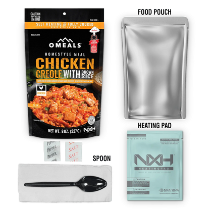 OMEALS Chicken Creole with Brown Rice