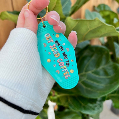 On my way Keychain