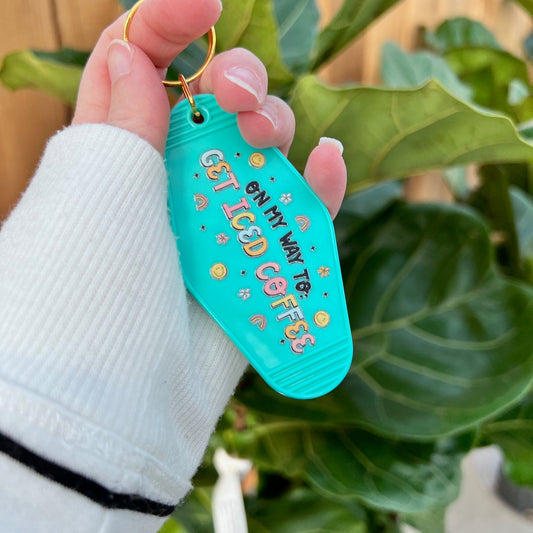 On my way Keychain