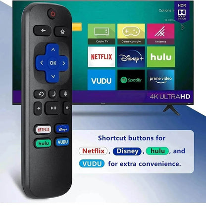 Onn Sharp RCA Westinghouse Roku TV Remote Control