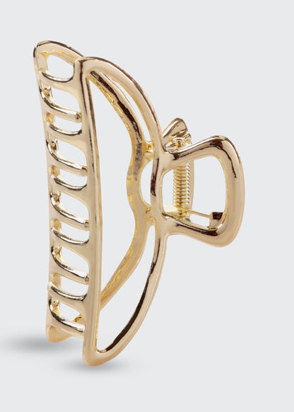 Open Shape Claw Clip – Gold