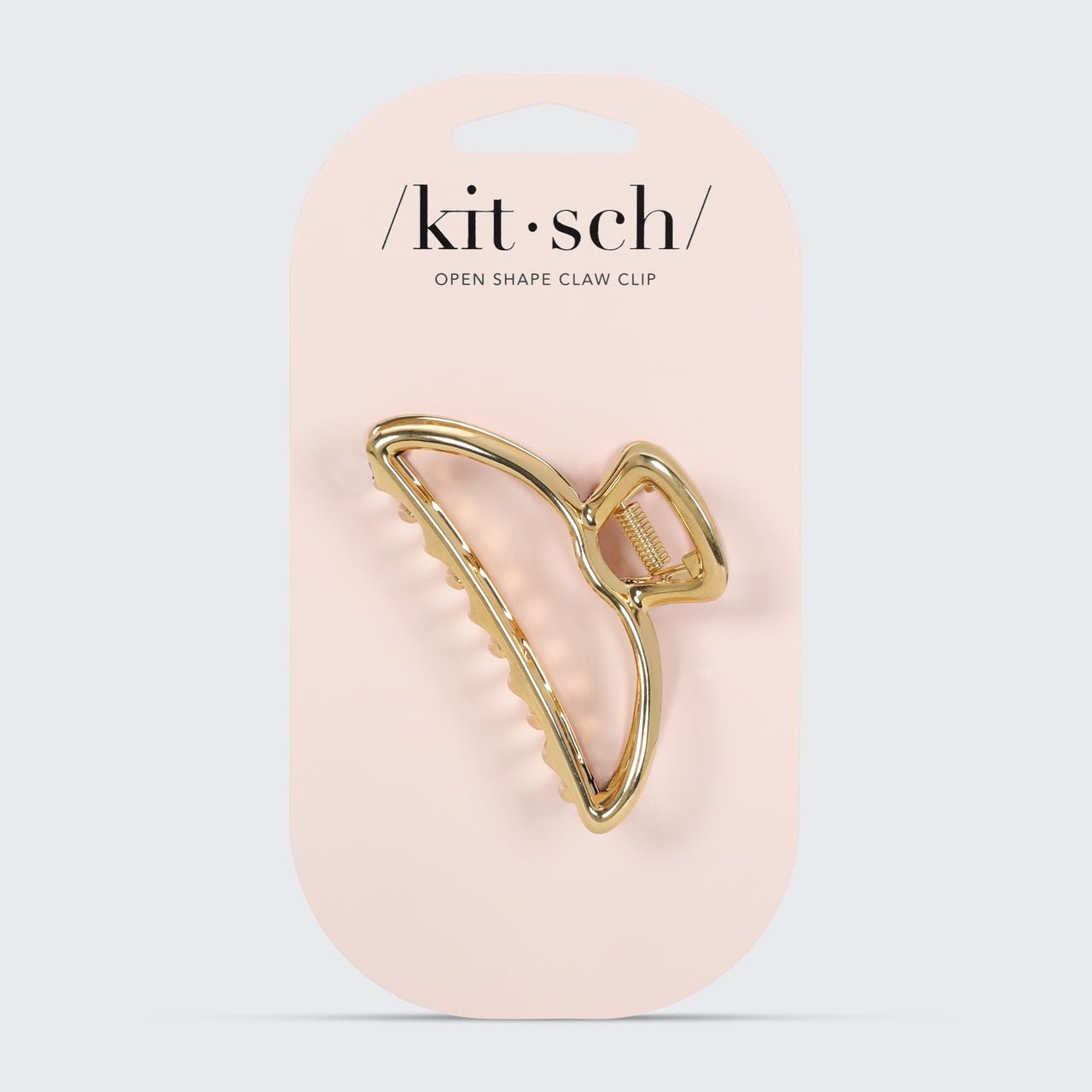 Open Shape Claw Clip – Gold