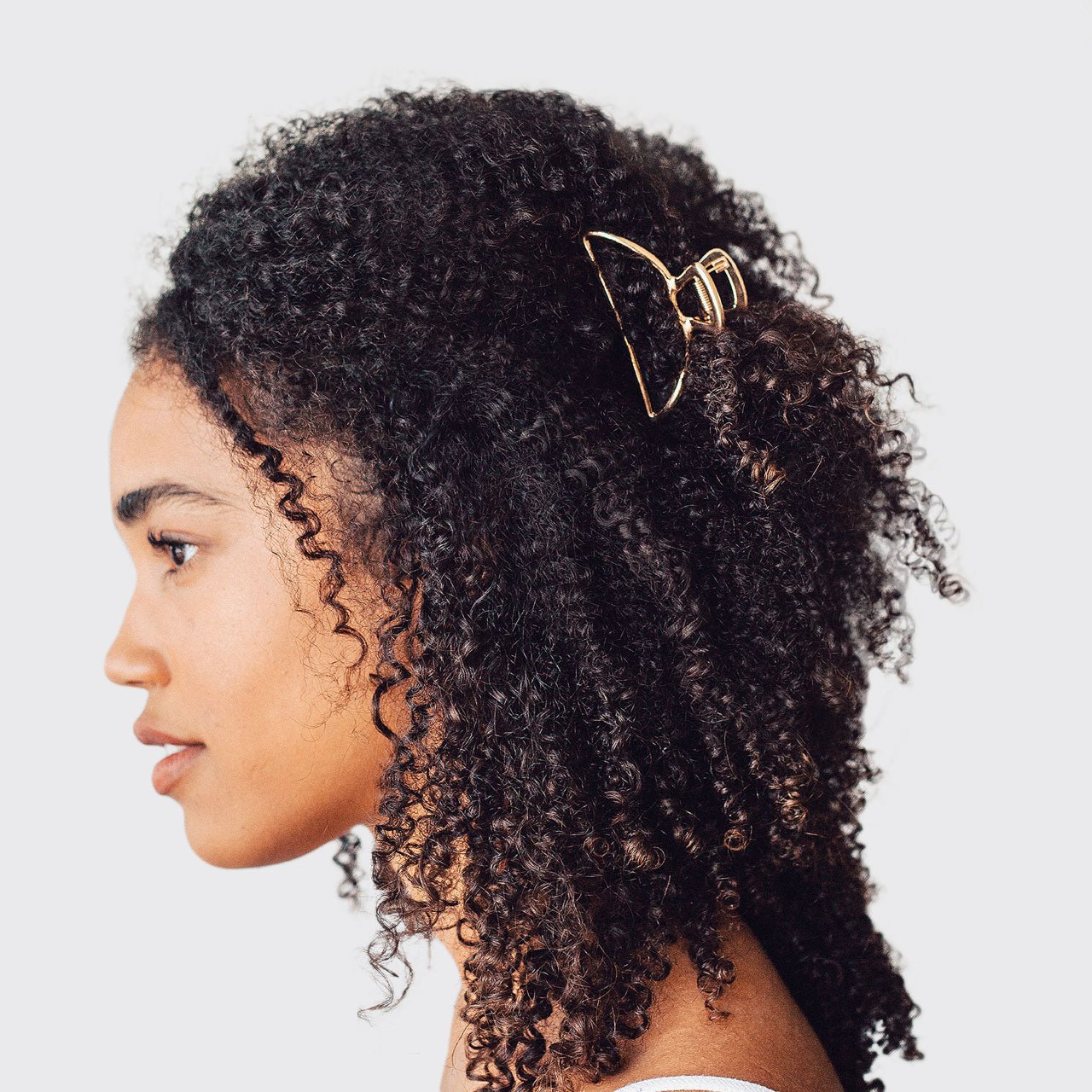 Open Shape Claw Clip – Gold