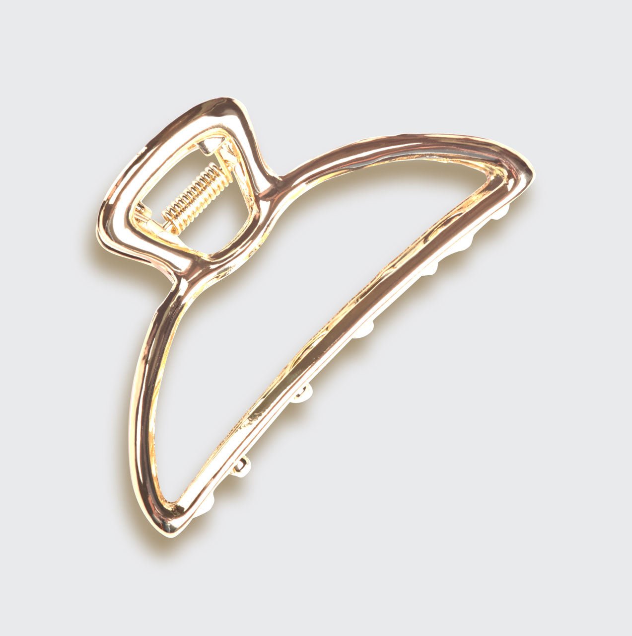 Open Shape Claw Clip – Gold