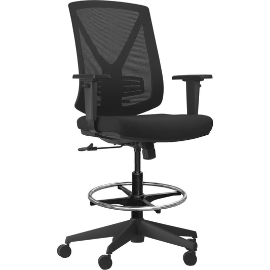 Chaise Activ™ Series Synchro-Tilt réglable, tissu/maille, noir, capacité de 125 kg