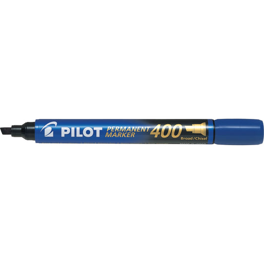 400 Permanent Marker, Chisel, Blue