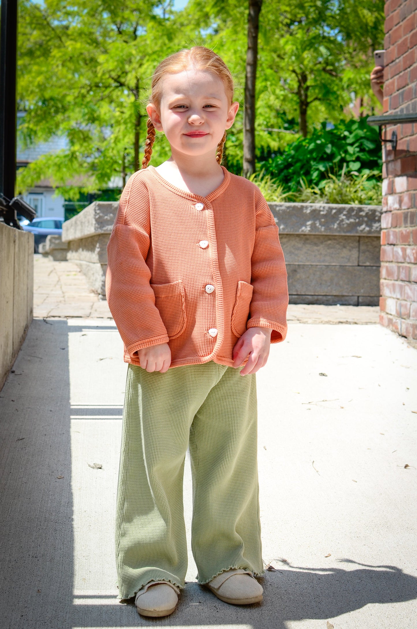 The Comfy Organic Cotton Cardigan - FIRESTONE