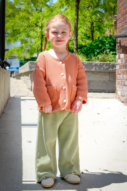The Comfy Organic Cotton Cardigan - FIRESTONE