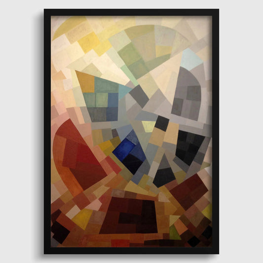 Otto Freundlich - Komposition (1939) | Art abstrait vintage coloré (disponible encadré à la main ou non encadré)
