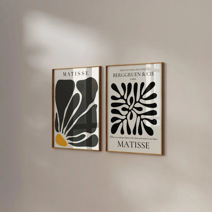 Matisse Art Print Set: Mid-Century Modern Giclee Duo
