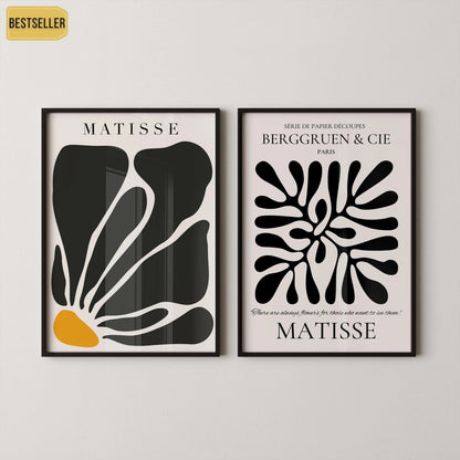 Matisse Art Print Set: Mid-Century Modern Giclee Duo