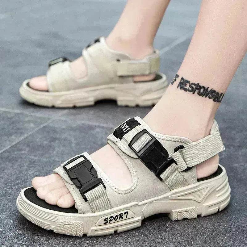 Outer Wear Sandals Men's Vietnamese Thick-soled Anti-slip Beach Shoes