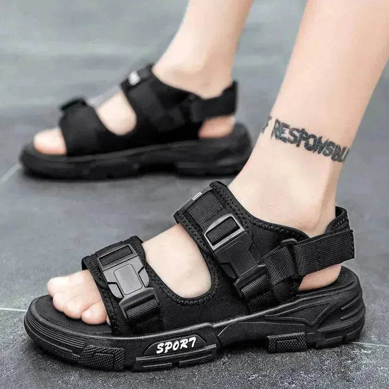 Outer Wear Sandals Men's Vietnamese Thick-soled Anti-slip Beach Shoes