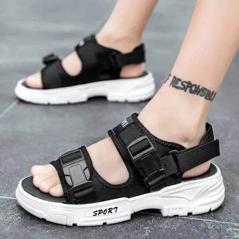 Outer Wear Sandals Men's Vietnamese Thick-soled Anti-slip Beach Shoes