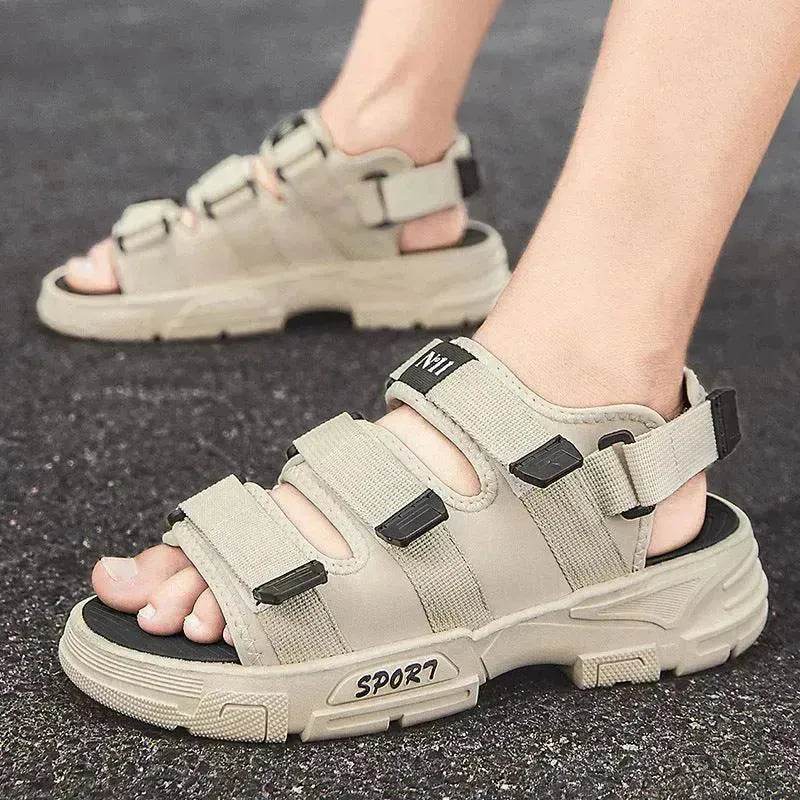Outer Wear Sandals Men's Vietnamese Thick-soled Anti-slip Beach Shoes