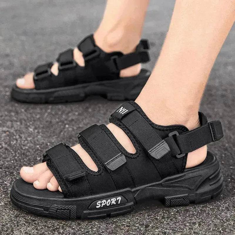 Outer Wear Sandals Men's Vietnamese Thick-soled Anti-slip Beach Shoes