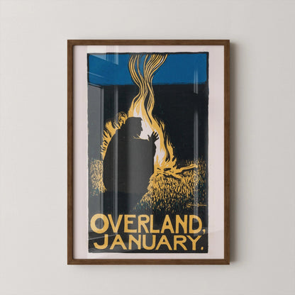 Maynard Dixon American West Print: Vintage Overland Magazine Cover (Giclee)
