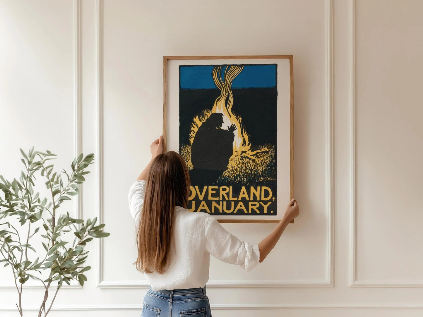 Maynard Dixon American West Print: Vintage Overland Magazine Cover (Giclee)