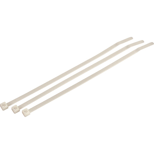 Cable Ties, 11-1/2" Long, 30 lbs. Tensile Strength, Black