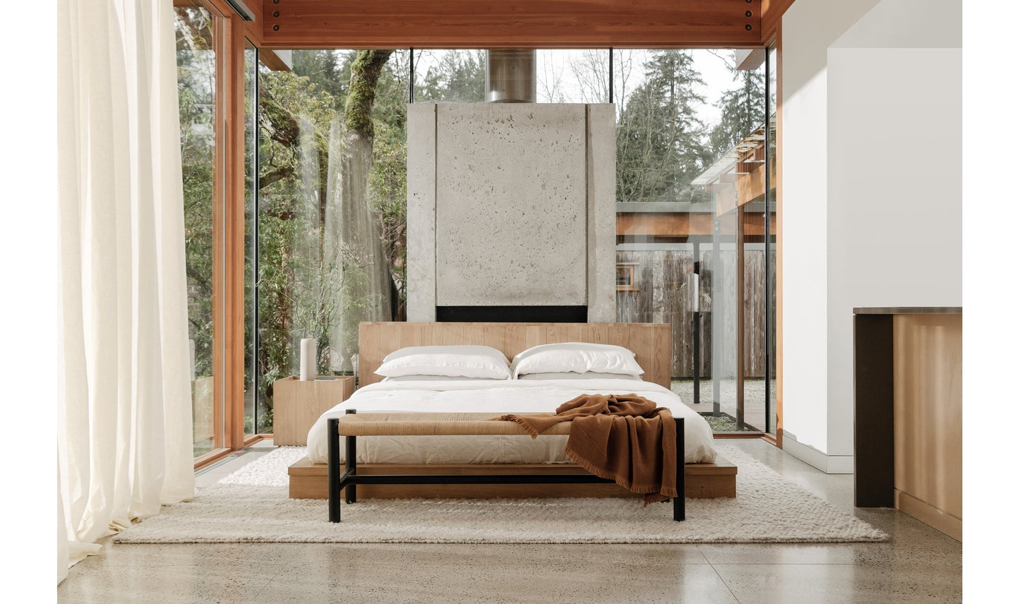 Parana Solid Wood Bed