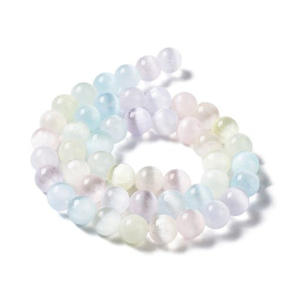 Satin Spar Pastel Rainbow Gemstone Bead
