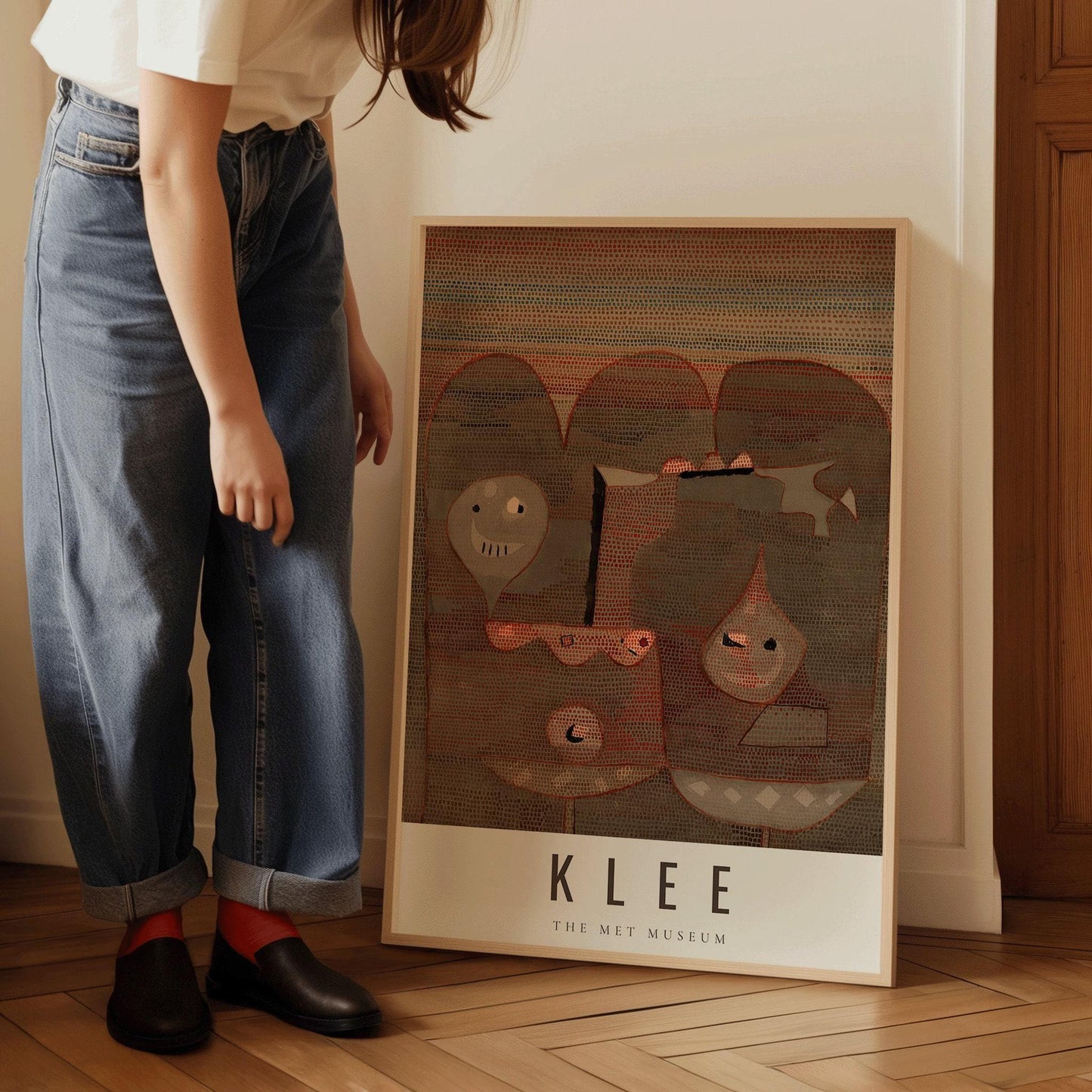 Paul Klee - Barbarian Sacrifice | Modern Abstract Art (Available handframed or unframed)