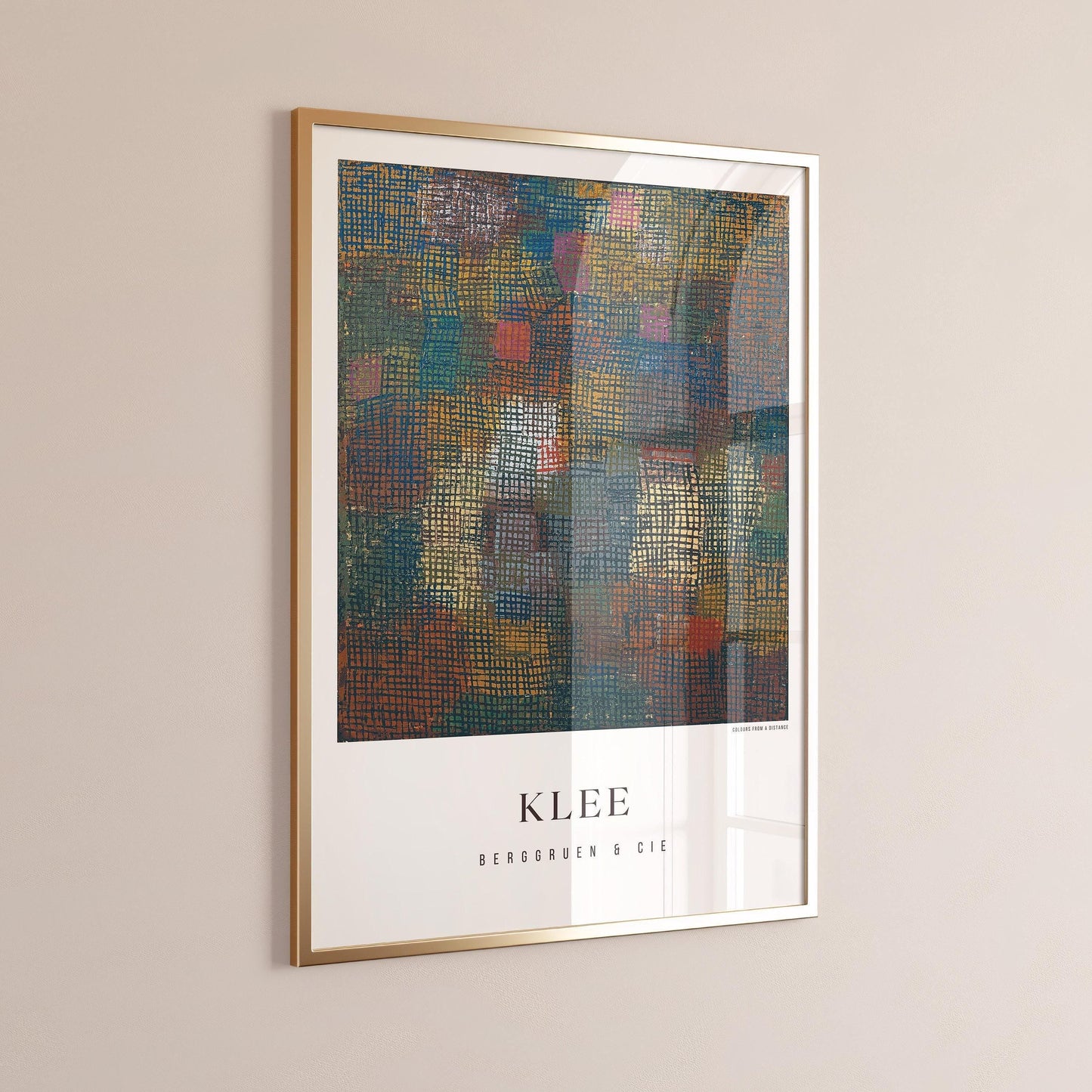 Paul Klee - Colours from a Distance | Modern Abstract Art (Available handframed or unframed)