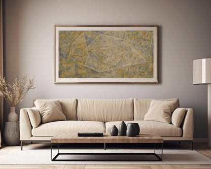 Paul Klee - P 14 | Modern Abstract Wide Panoramic Art (available handframed or unframed) 2x1