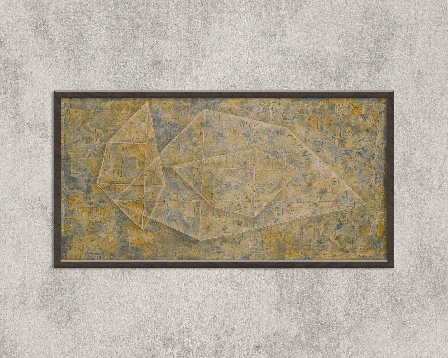 Paul Klee - P 14 | Modern Abstract Wide Panoramic Art (available handframed or unframed) 2x1