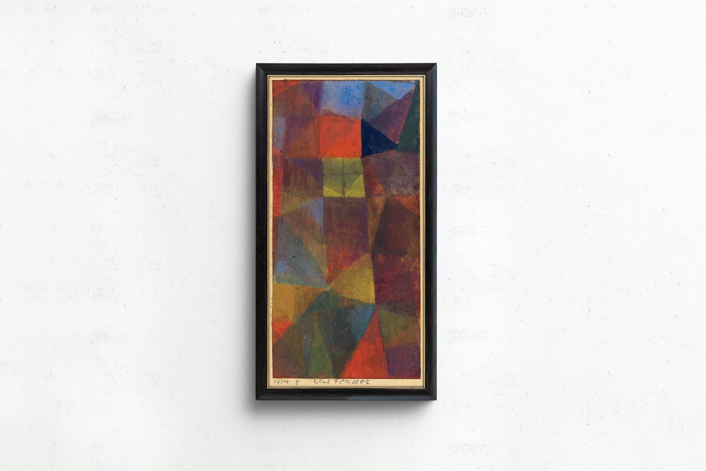 Paul Klee Abstract Art Print: Mid-Century Modern Vertical Window