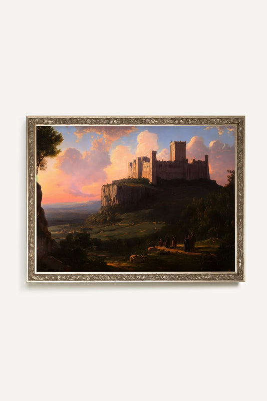 EPIC LANDSCAPE, SILVER VINTAGE FRAME