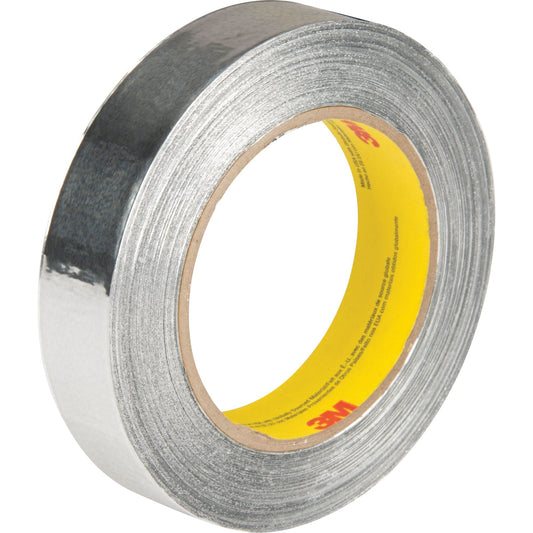 Ruban adhésif en aluminium 425, épaisseur 4,6 mil, 25,4 mm (1") x 54,86 m (180')