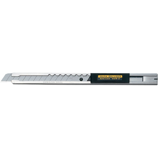 Standard-Duty Precision Knife, 9 mm, Stainless Steel, Stainless Steel Handle