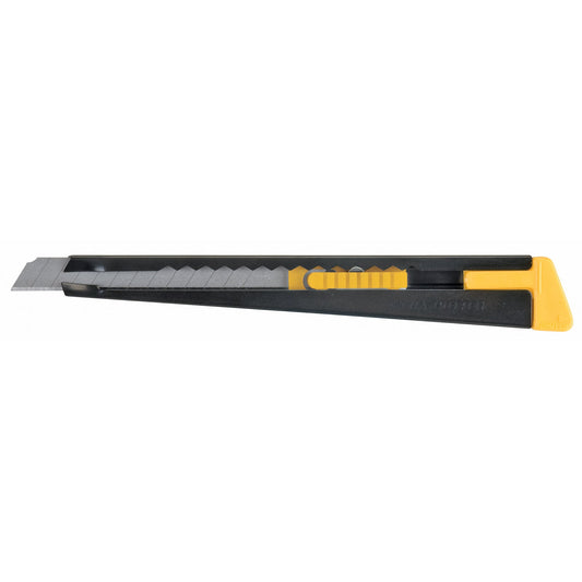 Couteau standard ATK600, 9 mm, Lame en acier carbone, Poignée en plastique