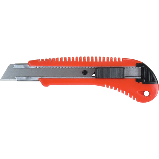 Couteau professionnel ATK300, 18 mm, acier au carbone, manche en plastique
