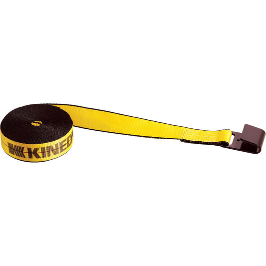 Winch Straps, Flat Hook, 2" W x 30' L, 3335 lbs. (1513 kg) Working Load Limit
