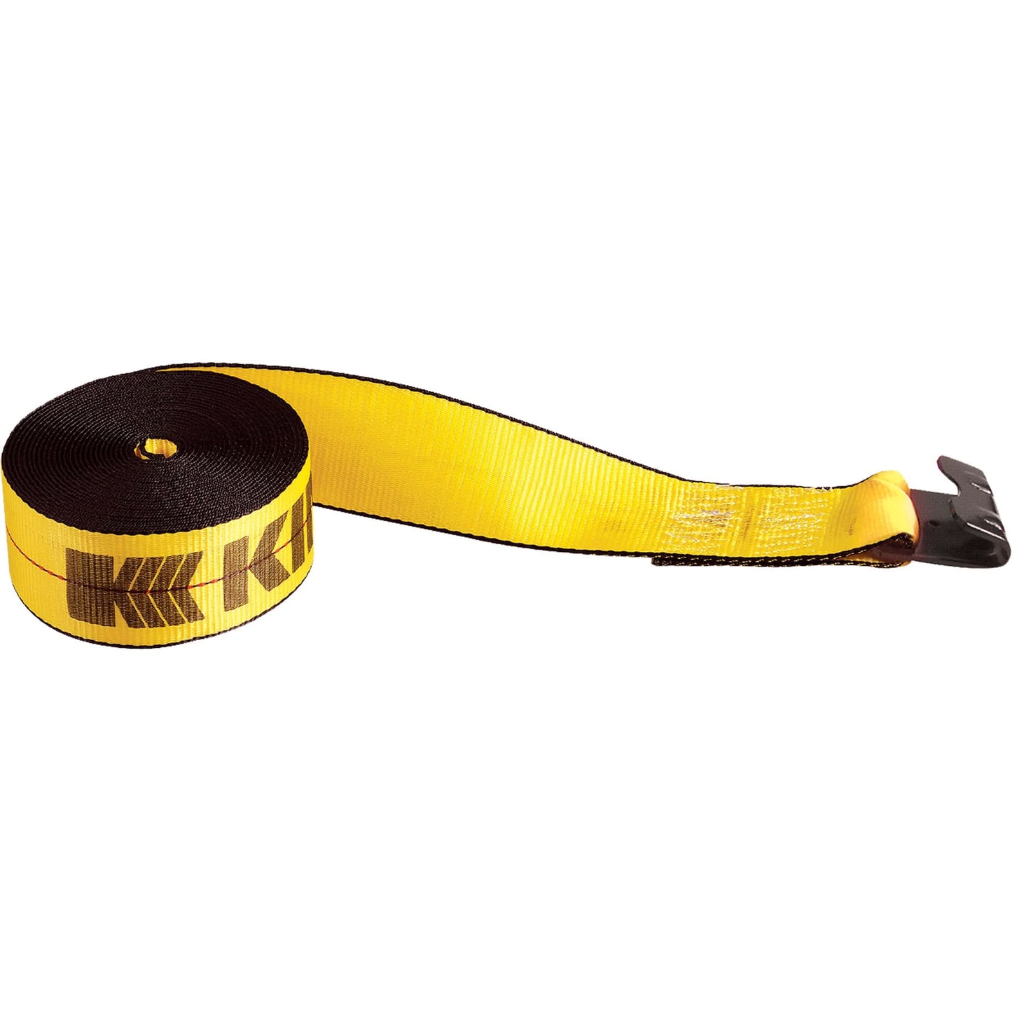 Winch Straps, Flat Hook, 4" W x 30' L, 5400 lbs. (2450 kg) Working Load Limit
