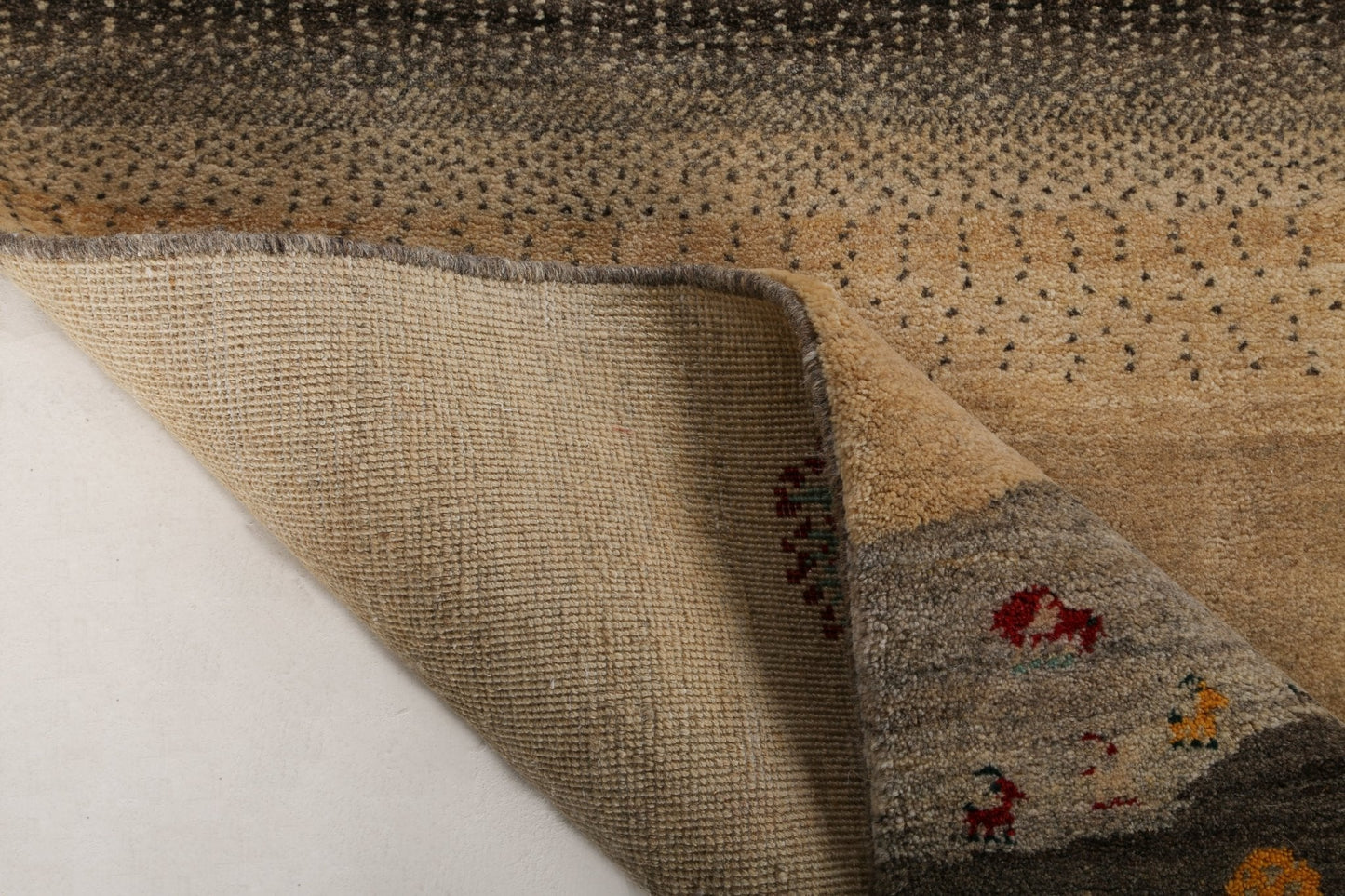 Persian Gabbeh Rug | 2' 9"	x 4'