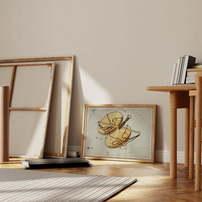 Personalizable Vintage Astrological Sign Print - Libra | Sidney Hall Art (available handframed or unframed)