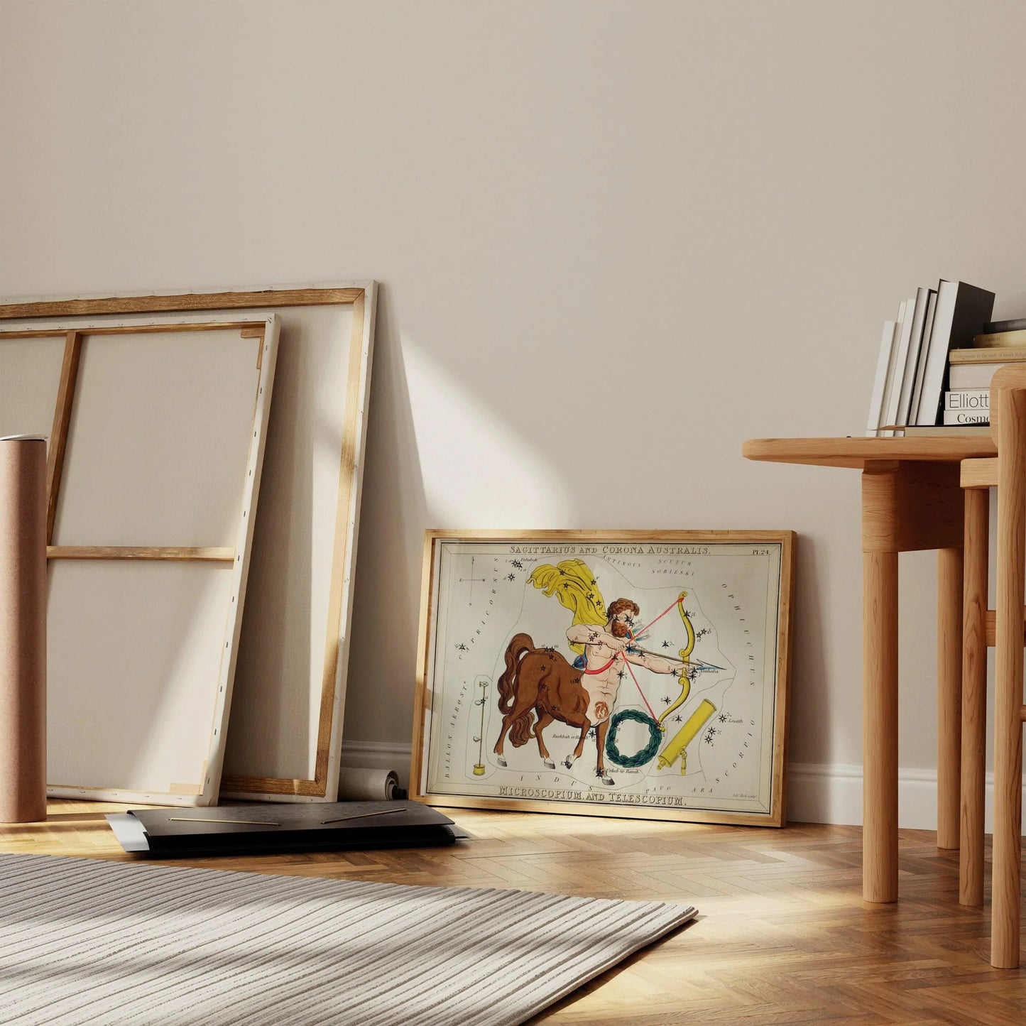 Personalizable Vintage Astrological Sign Print - Saggitarius | Sidney Hall Art (available handframed or unframed)