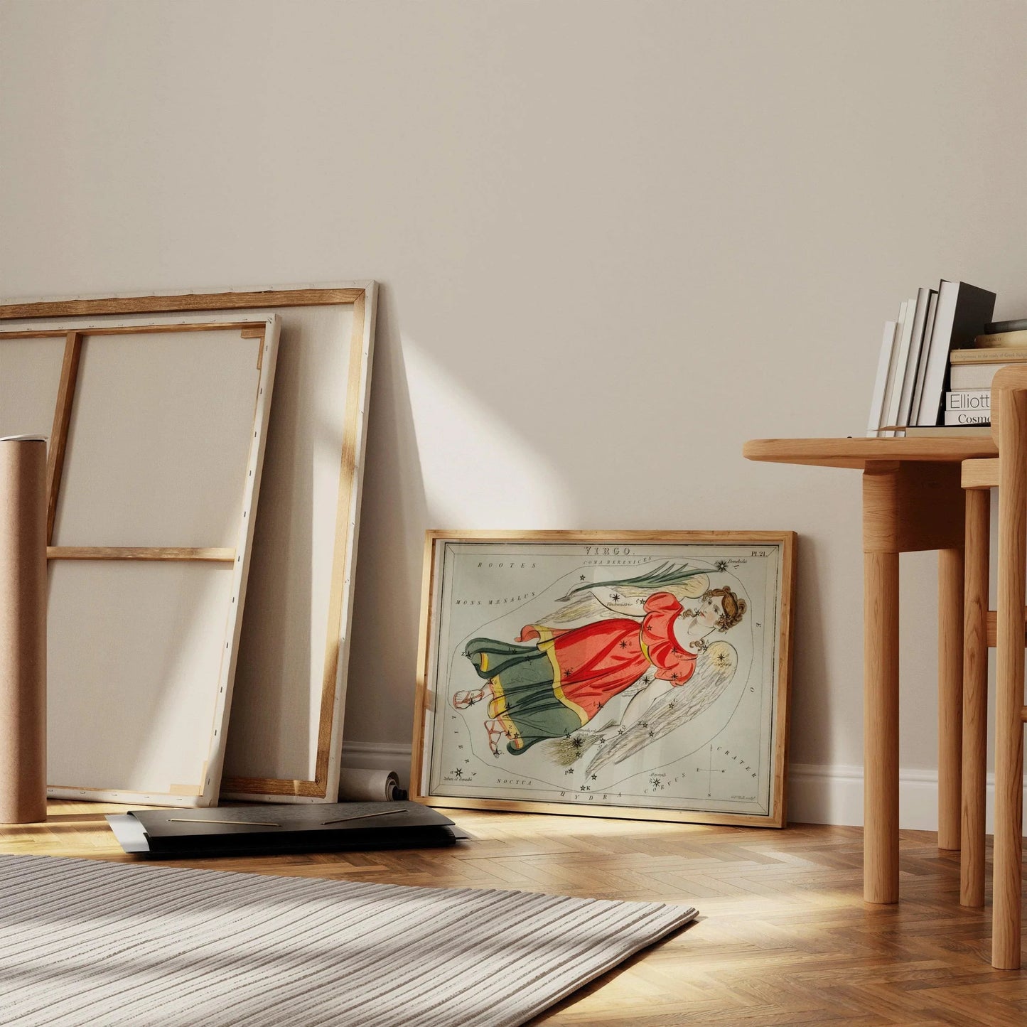 Personalizable Vintage Astrological Sign Print - Virgo | Sidney Hall Art (available handframed or unframed)