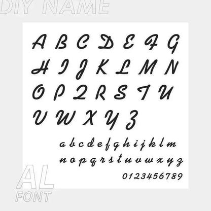 Personalized Custom 316L Stainless Steel Jewelry, English Alphabet Name Anklet
