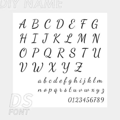 Personalized Custom 316L Stainless Steel Jewelry, English Alphabet Name Anklet