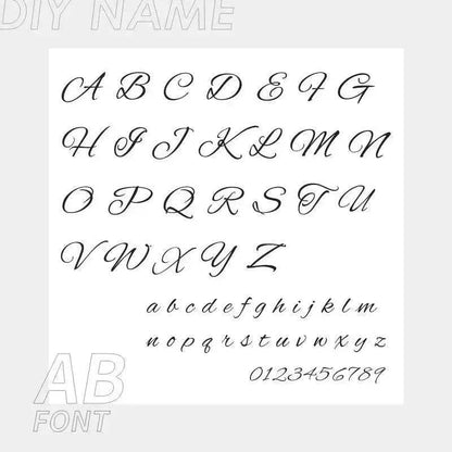 Personalized Custom 316L Stainless Steel Jewelry, English Alphabet Name Anklet