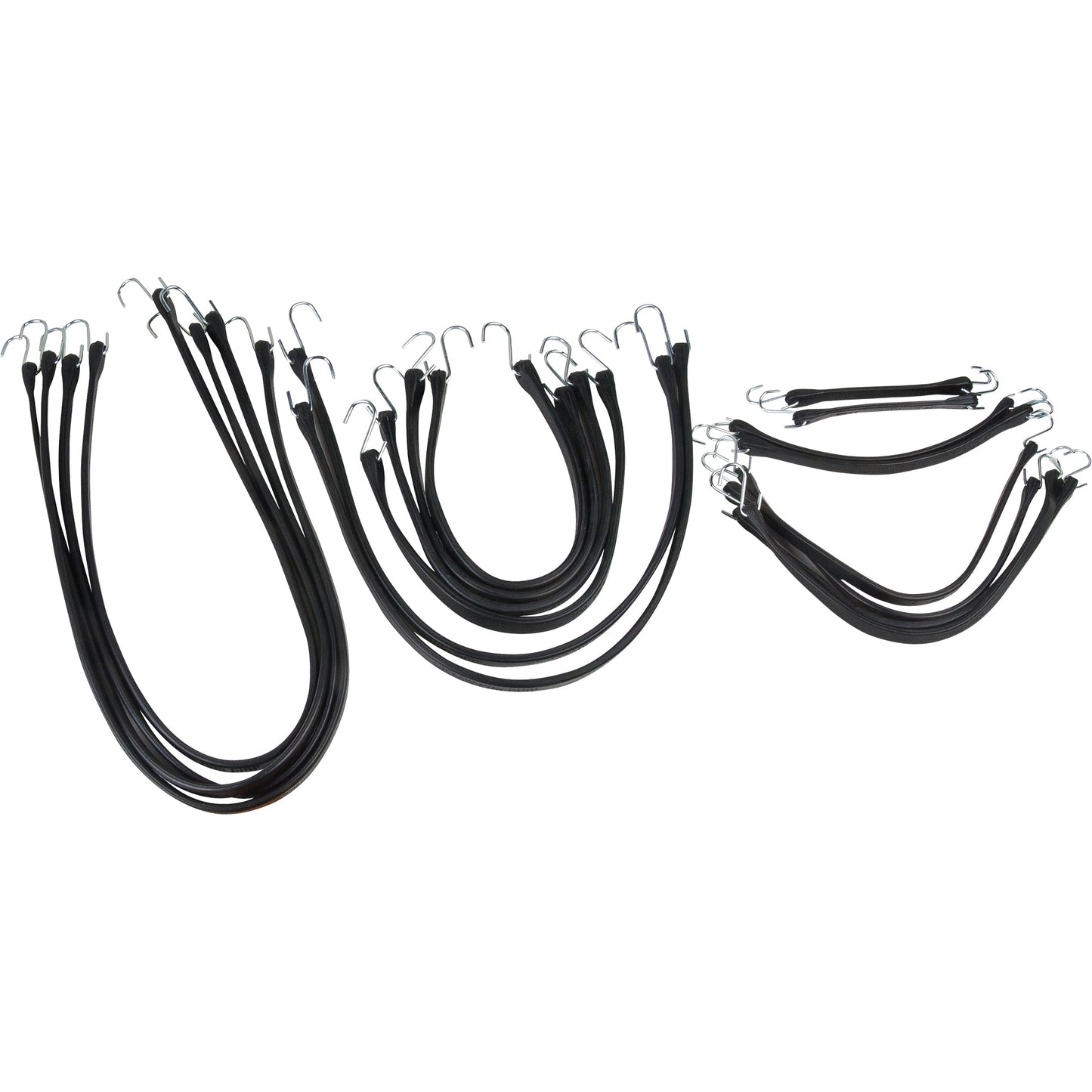 Rubber Tie Down Set, 9"