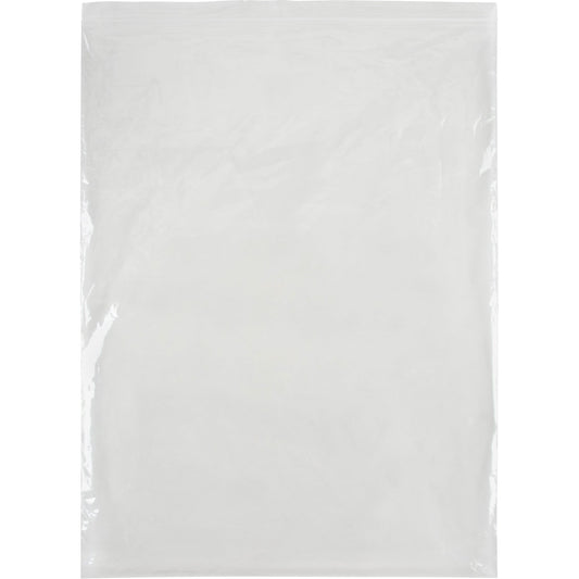 Poly Bags, Reclosable, 20" x 15", 2 mils