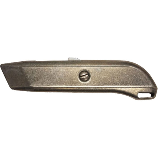 Multisafe Knife Semi Automatic Retractable, 19 mm, Stainless Steel, Metal Handle