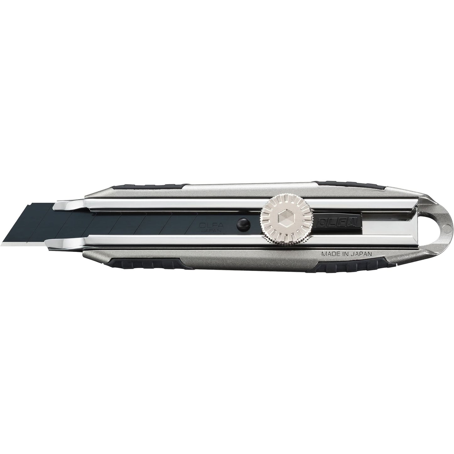 Knife with Ratchet Lock, 18 mm, Carbon Steel, Heavy-Duty, Aluminum Handle