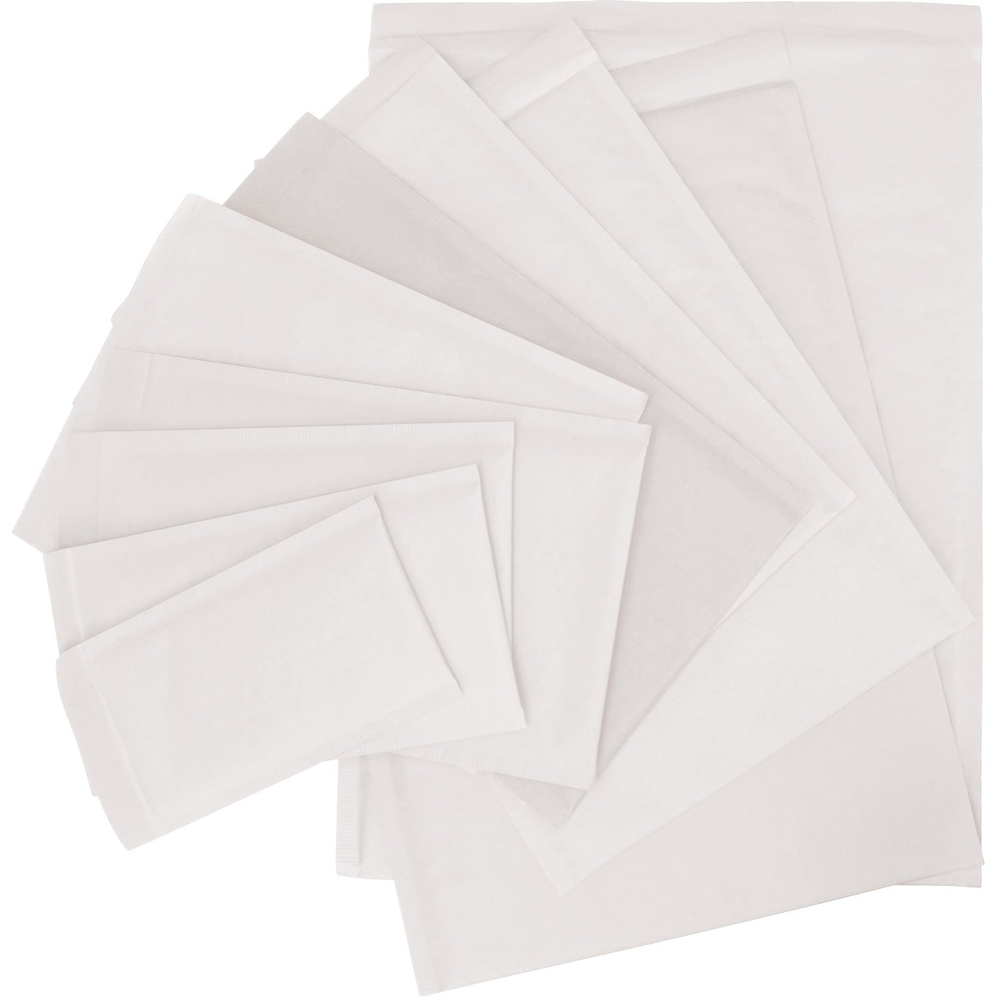 Bubble Shipping Mailer, White Paper, 4" W x 8" L