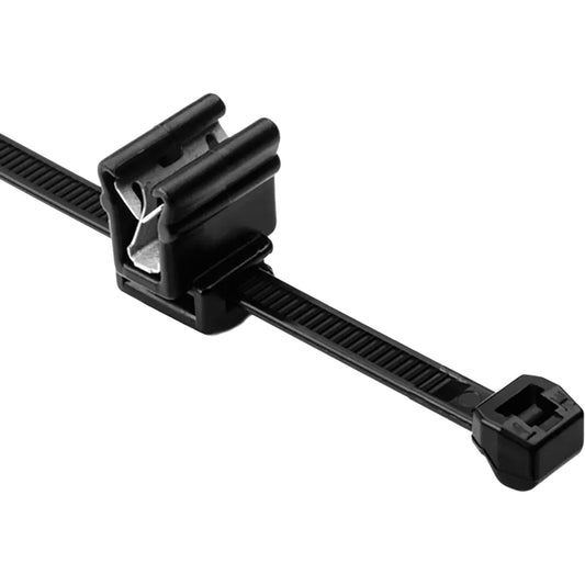 Attache-câbles dentelées extérieures et clips de bord